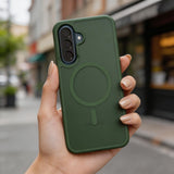 Tech-Protect Magmat MagSafe Case til Samsung Galaxy A36 / A56 / A37 5G - Matte Green