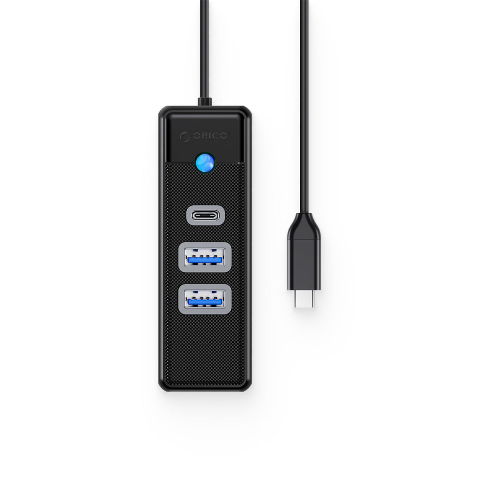 Orico PWC2U-C3 3-port USB hub 2x USB-A 3.0 1x USB-C 3.0 0.5 m - black