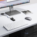 Orico PW3UR25-U3 USB Hub 4-Port 3x USB-A 3.0 1x RJ45 2.5G Ethernet 1 m - Black
