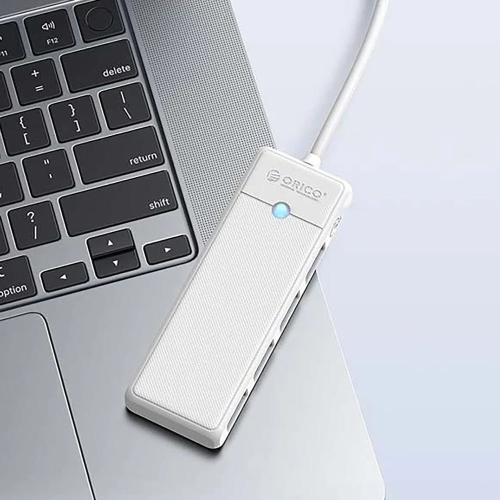 Orico PAPW4A-C3 USB Hub 4-port 4x USB-A 3.0 0.5 m - white