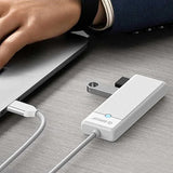 Orico PAPW4A-C3 USB Hub 4-port 4x USB-A 3.0 0.15 m - white