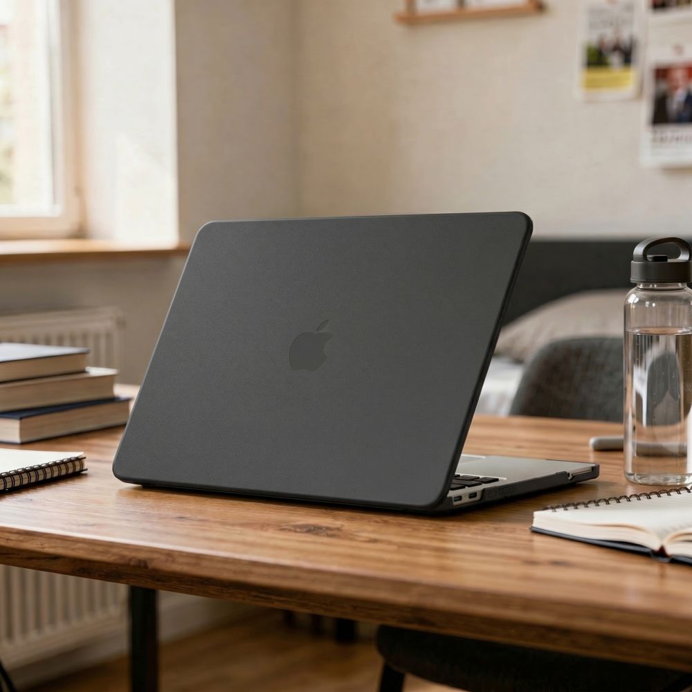 Tech-Protect SmartShell Case til MacBook Neo 13 2026 - sort