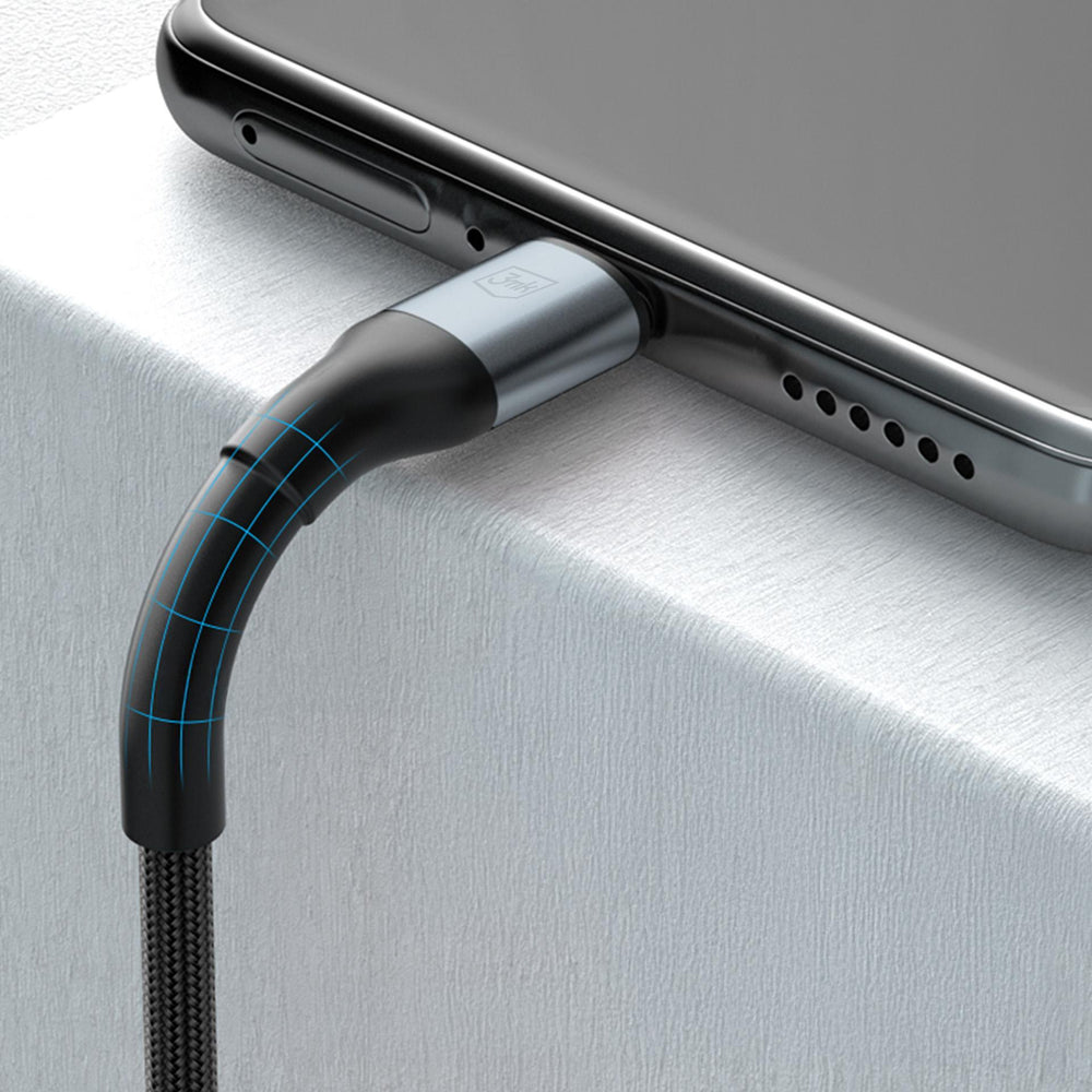 3mk Hyper Cable N-SERIES USB-C / USB-C 3m PD 3.0 QC 3.0 20V / 5A 100W - black