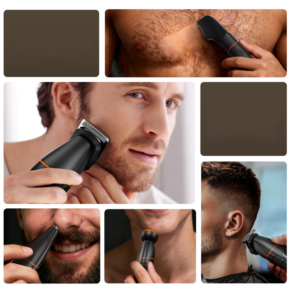 MAXGROOM LK-892 multifunctional trimmer with replaceable tips - black