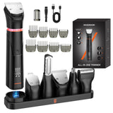 MAXGROOM JK-666 6-in-1 trimmer for beard, hair, body, nose and ears IPX6 - black