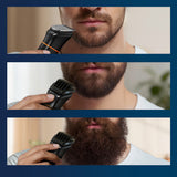 MAXGROOM JK-666 6-in-1 trimmer for beard, hair, body, nose and ears IPX6 - black