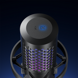BOYA CastMic G40B trådbaseret spilmikrofon med arm, USB-C - sort