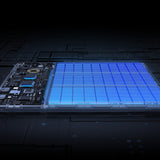 Baseus Blade2 12000mAh 65W Power Bank with Digital Display (with Baseus Mini White Series USB-C - USB-C 100W (20V/5A) 50cm Black Cable) - Blue