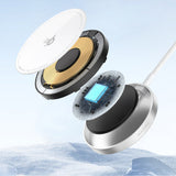 Baseus Simple Mini4 Air Qi2 15W Magnetic Wireless Charger - Silver