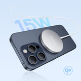 Baseus Simple Mini4 Air Qi2 15W Magnetic Wireless Charger - Silver