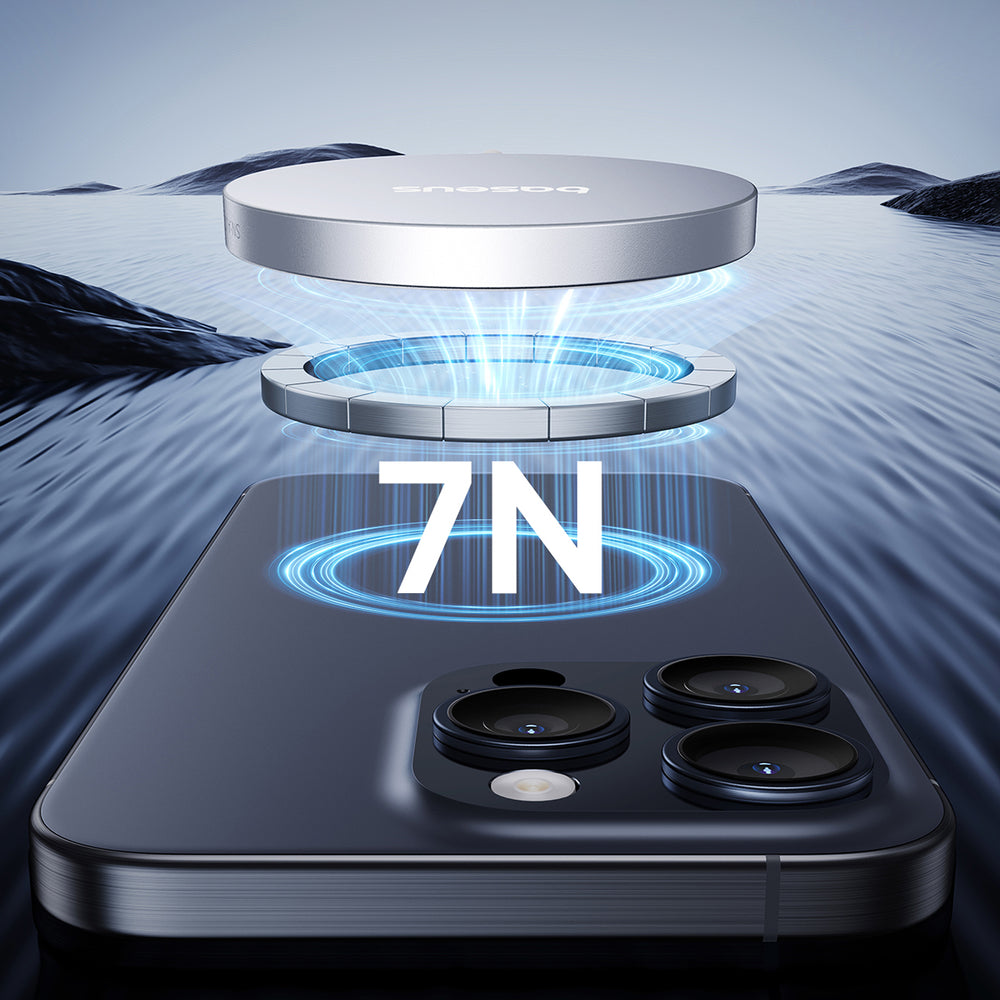 Baseus Simple Mini4 Air Qi2 15W Magnetic Wireless Charger - Silver