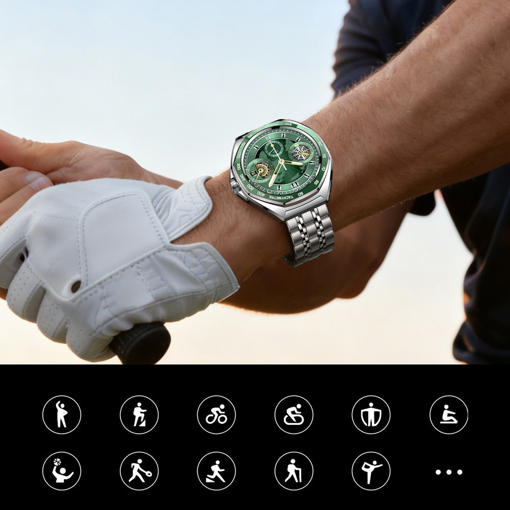 Joyroom Venture Series JR-FV2 Pro AMOLED 1.43" 5 ATM Smartwatch with Call Function - Silver