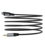 Dudao Lightning to mini jack 3.5mm audio cable 1m gray (L11PRO)