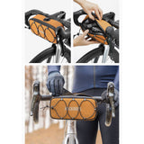 Rockbros TL001 ROAD TO SKY 1.9L Handlebar Bike Bag Waterproof - Orange