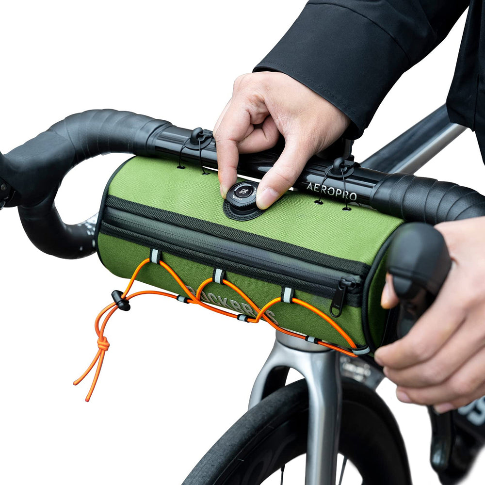 Rockbros TL002 ROAD TO SKY 1.5L Handlebar Bike Bag Waterproof - Green