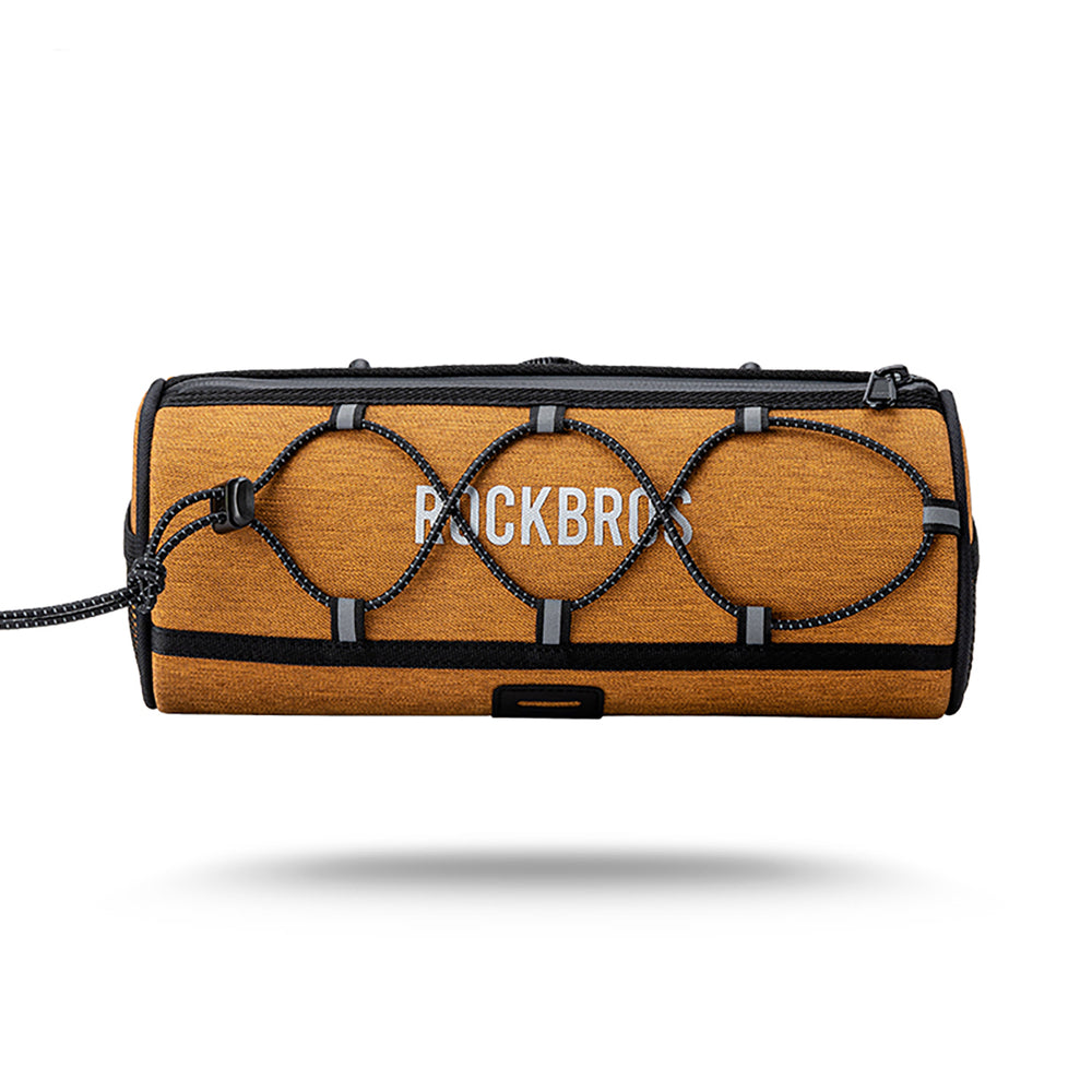 Rockbros TL002 ROAD TO SKY 1.5L Handlebar Bike Bag Waterproof - Orange