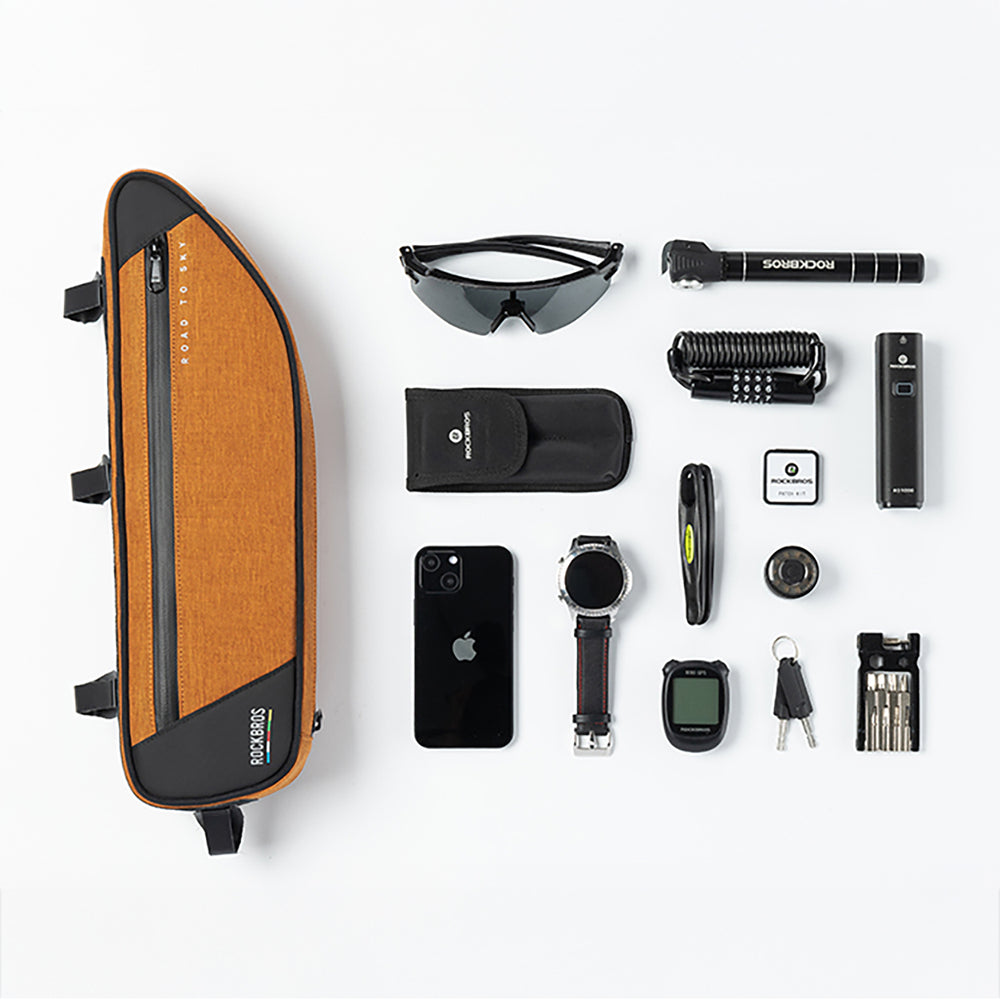 Rockbros TL003 ROAD TO SKY 2L Frame Bag Waterproof - Orange