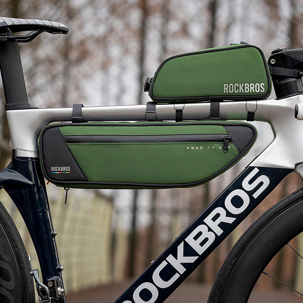 Rockbros TL003 ROAD TO SKY 2L Frame Bag Waterproof - Green
