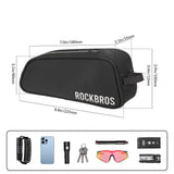 Rockbros TL004 ROAD TO SKY 0,7L vandtæt cykeltaske - sort