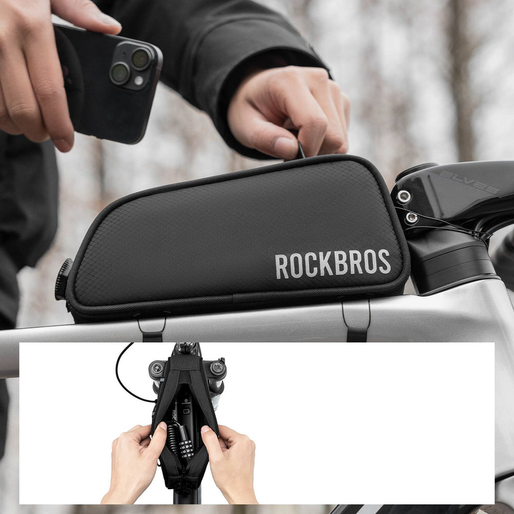 Rockbros TL004 ROAD TO SKY 0,7L vandtæt cykeltaske - sort