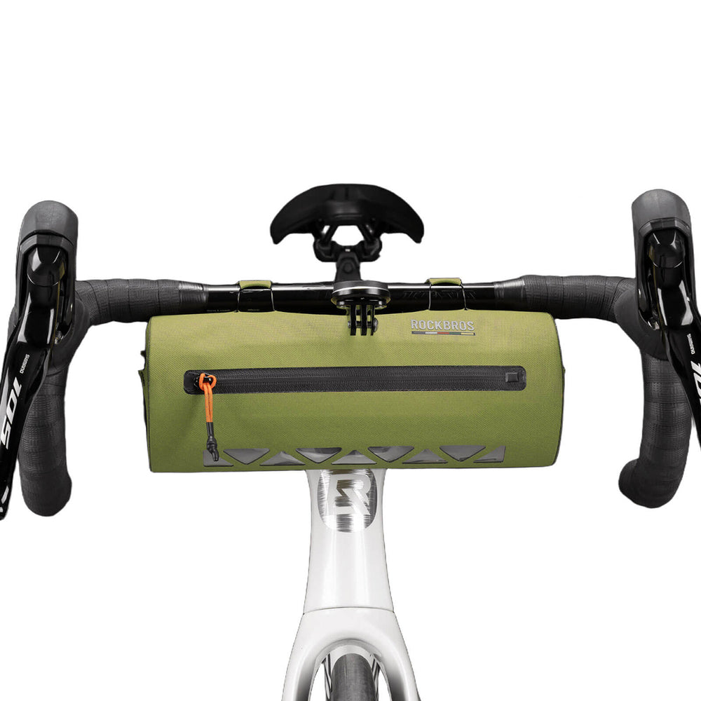 Rockbros AS-145 ROAD TO SKY handlebar bicycle bag, waterproof, 2 l - green