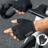 Rockbros TLS004 ROAD TO SKY Kort støddæmpende cykelhandsker L - sort