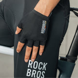 Rockbros TLS004 ROAD TO SKY Kort støddæmpende cykelhandsker L - sort
