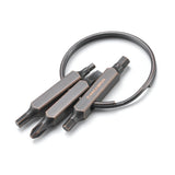Rockbros VK-ARCO3 ROAD TO SKY Multitool 6-i-1 nøglering - Brun