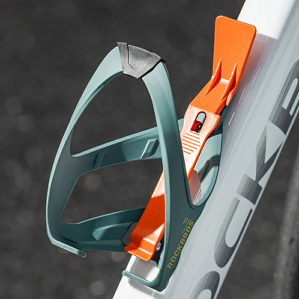 Rockbros 310013002 ROAD TO SKY Bottle Cage with Tire Lever - Blue-Orange