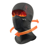 Rockbros LF25699 Fleece Bicycle Balaclava - Black