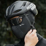 Rockbros LF25699 Fleece Bicycle Balaclava - Black