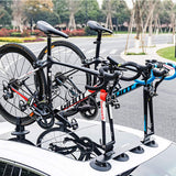 Rockbros XP1002 Suction Cup Roof Rack for 2 Bikes - Black