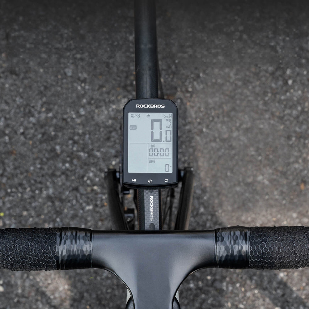 Rockbros FK-307W Carbon Fiber Bike Computer Mount - Black