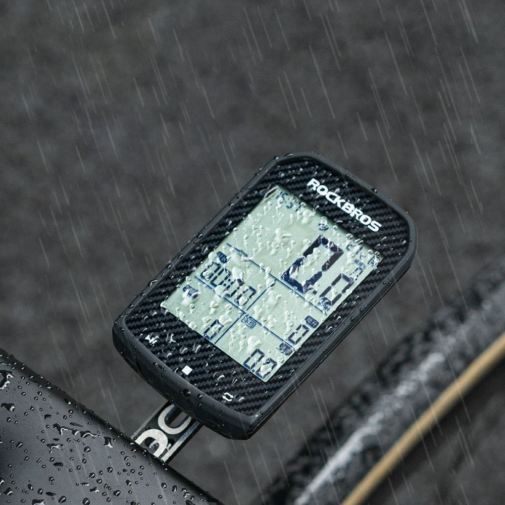 Rockbros M1Pro Bluetooth GPS Bike Computer IPX6 - sort