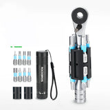 Rockbros TG-8601 Bicycle Multitool S2 Ratchet Cylindrical Housing - Black