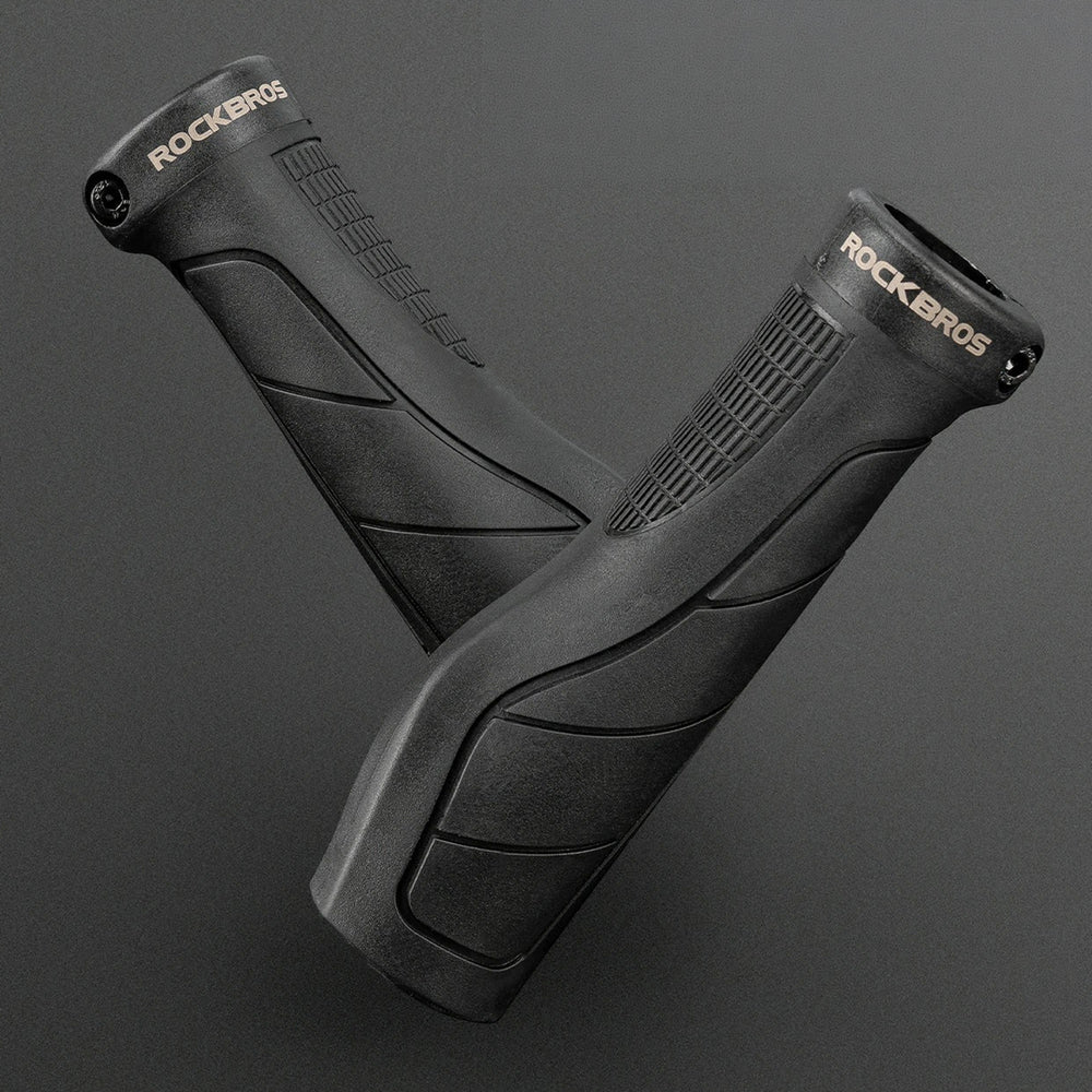 Rockbros G326PL Bicycle Grips - Black