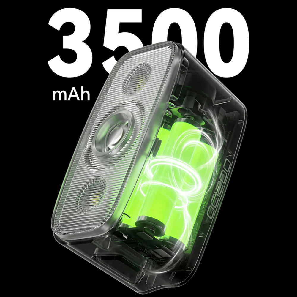 Rockbros QC1200 Front Bike Light 1200lm USB-C - White