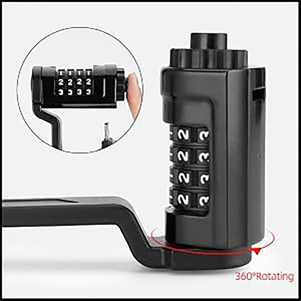 Rockbros LFCXR0085 Folding Bike Lock with Combination - Black
