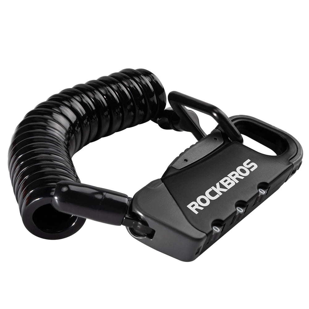 Rockbros RBK6N Combination Bike Lock - Black