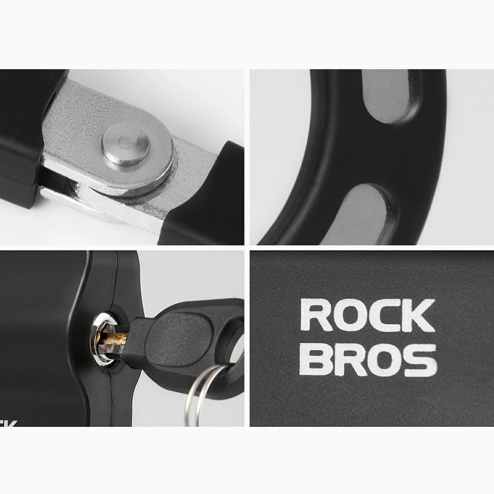 Rockbros 85922 Chain Lock for Scooters and Bikes - Black
