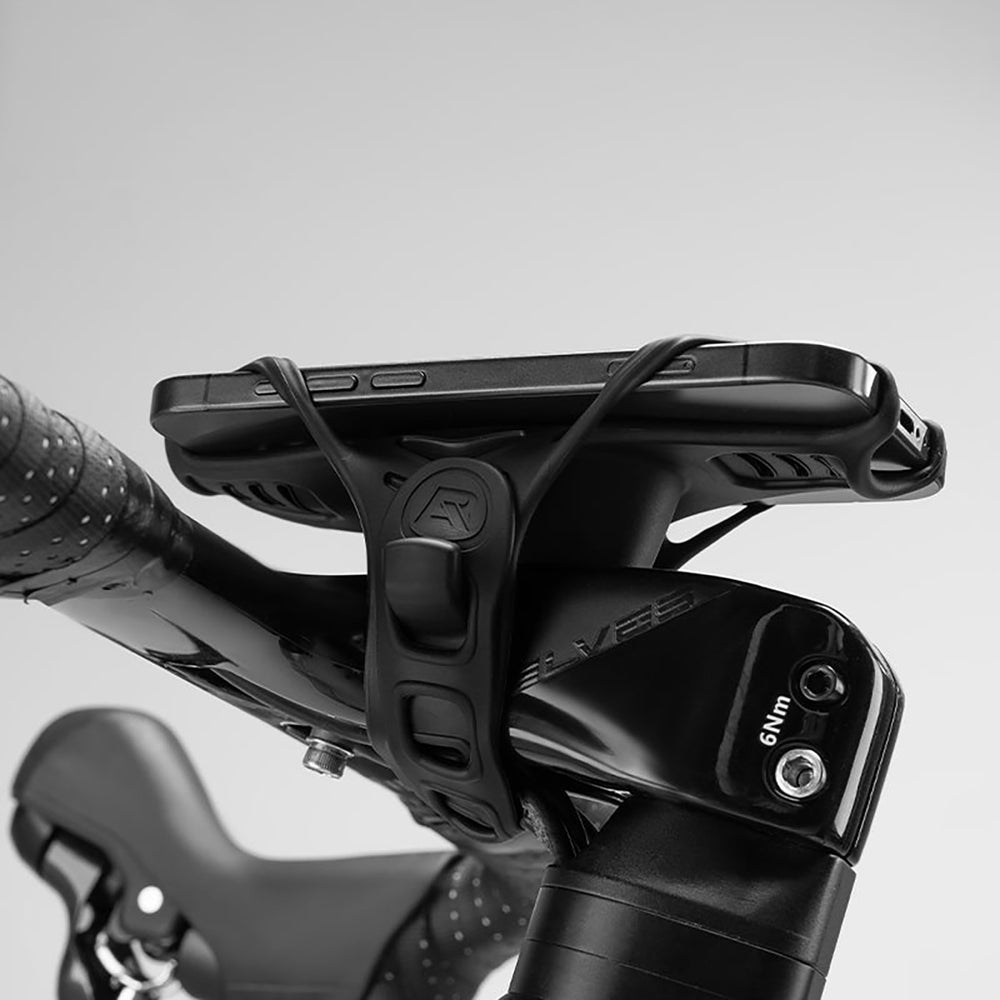 Rockbros LF24166 Silicone Bike Phone Holder 4-7" - sort