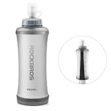 Rockbros 350017001 soft flask running water bottle 500 ml - white