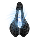 Rockbros LF0214 Anatomical 3D Waterproof Bicycle Saddle - Black