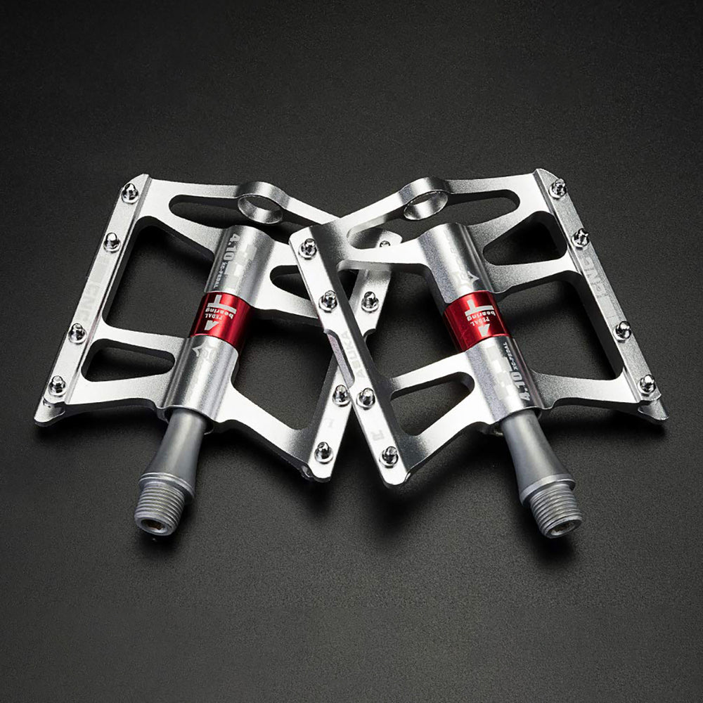 Rockbros JT410 4.10 4 Bearing Bicycle Pedals - Silver