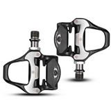 Rockbros LP-RD2BK Shimano SPD-SL Road Pedals med Gule Cleats - Sort og Sølv