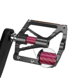 Rockbros K307PT Aluminum Reflective Platform Bicycle Pedals - Black
