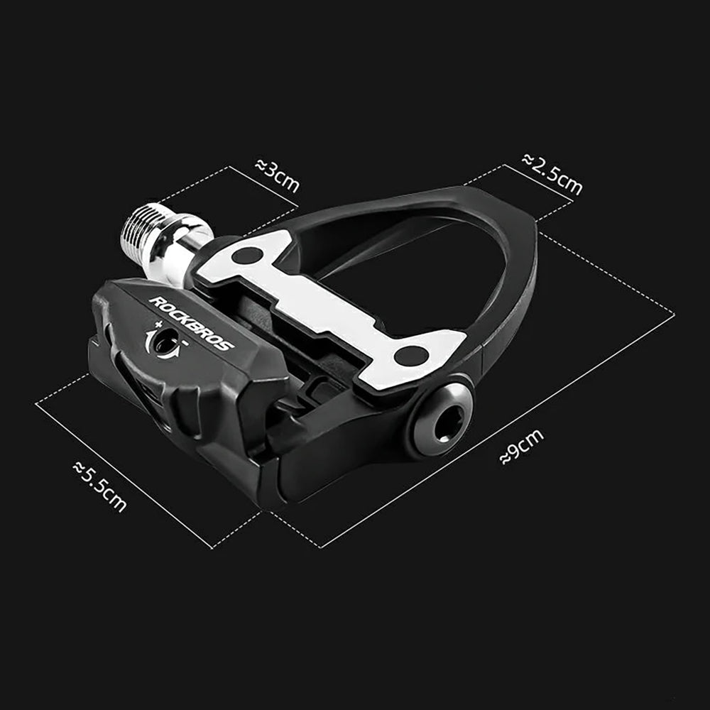 Rockbros P602 cykelpedaler SPD-SL-system - sort