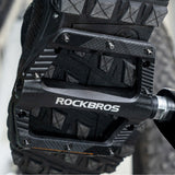 Rockbros BP2501 Reflective Nylon Bicycle Pedals - Black