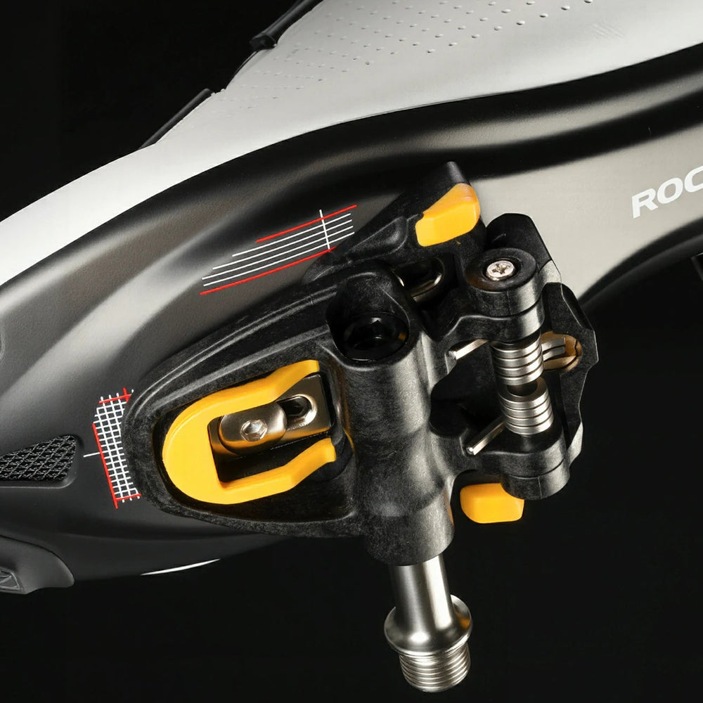 Rockbros RD9 Shimano SPD-SL Carbon og Titanium Alloy Pedaler - sort