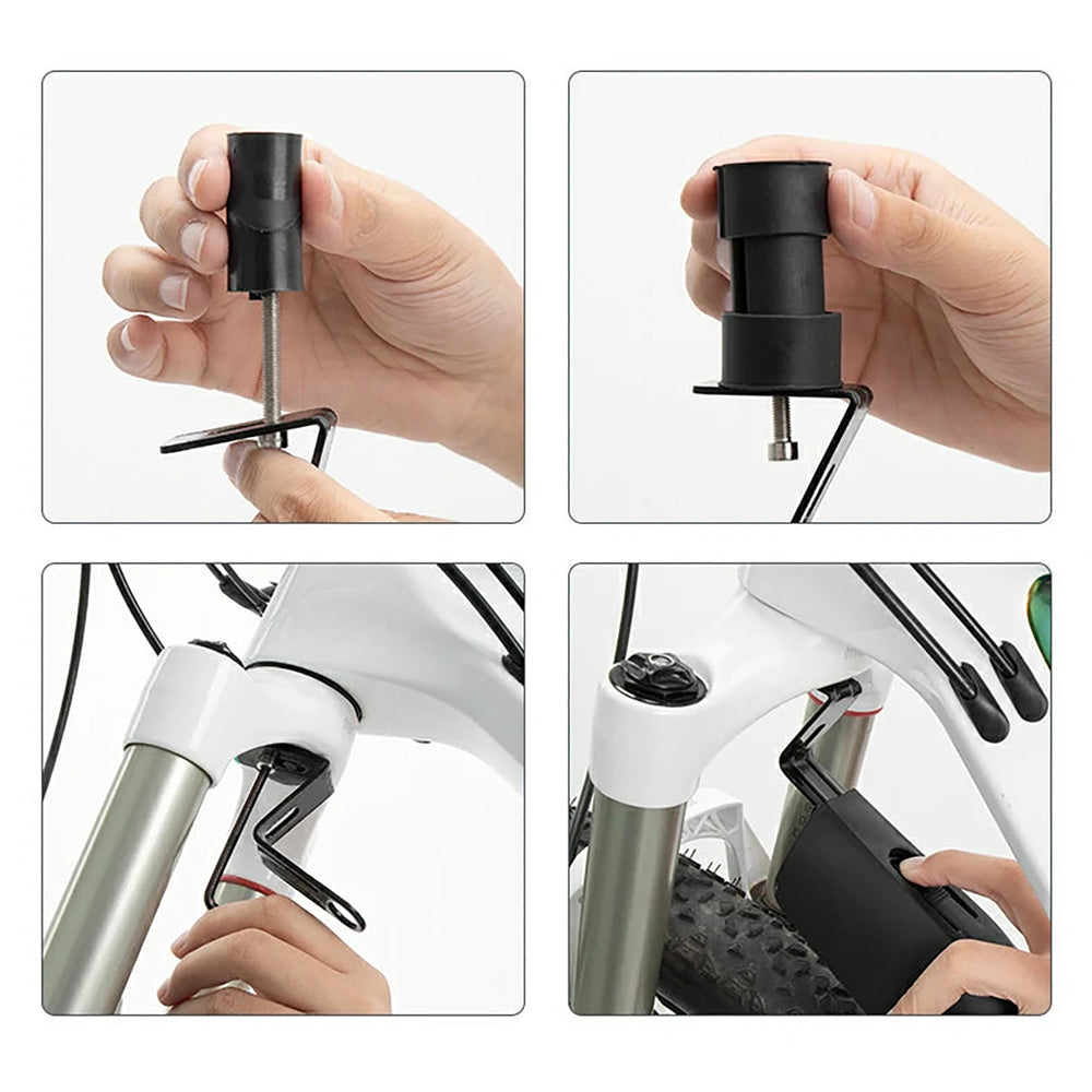 Rockbros FK-870 bicycle fenders with quick-release system, adjustable - black
